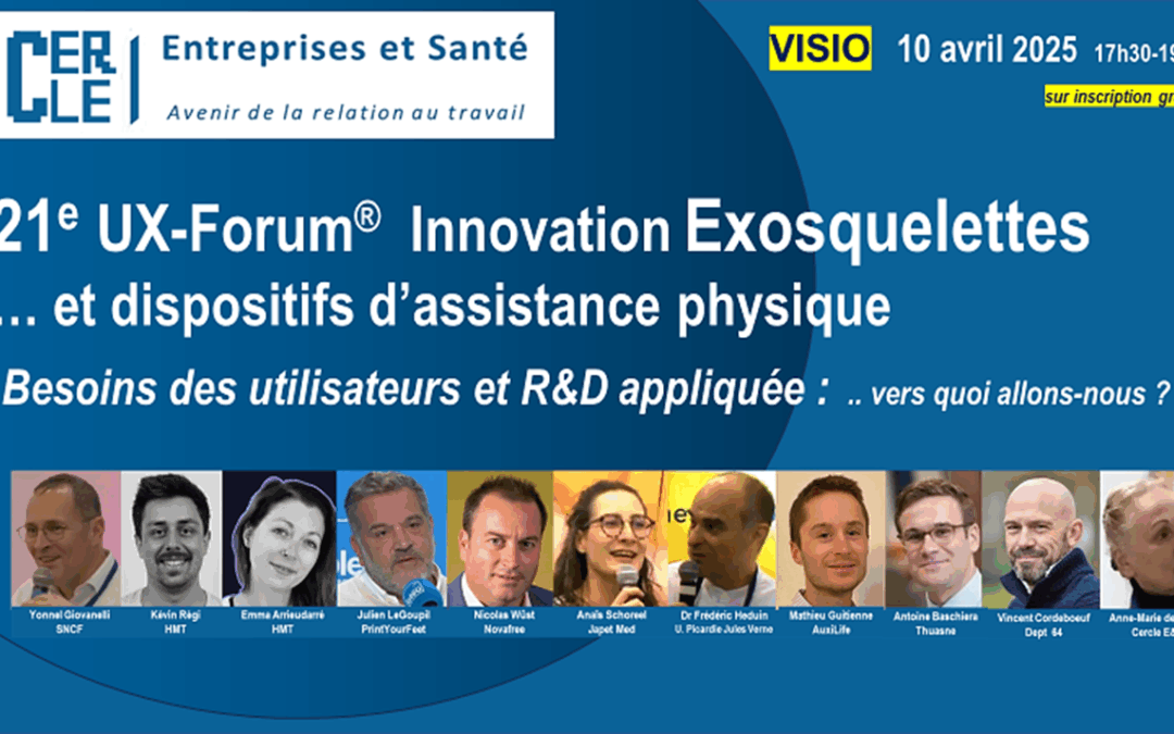 21e U -forum Cercle Entreprise et Santé